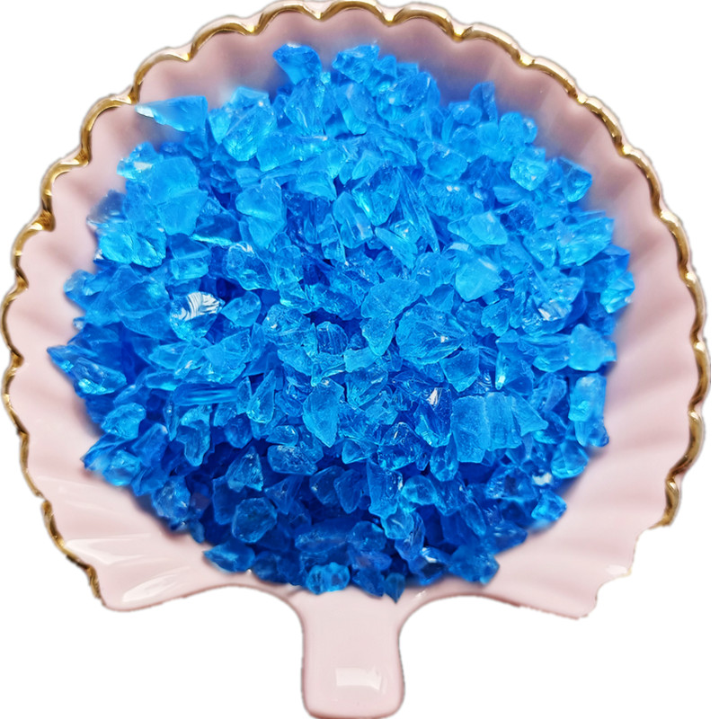 Glass particle color glass sand, high hardness color glass sand, wholesale grinding glass sand