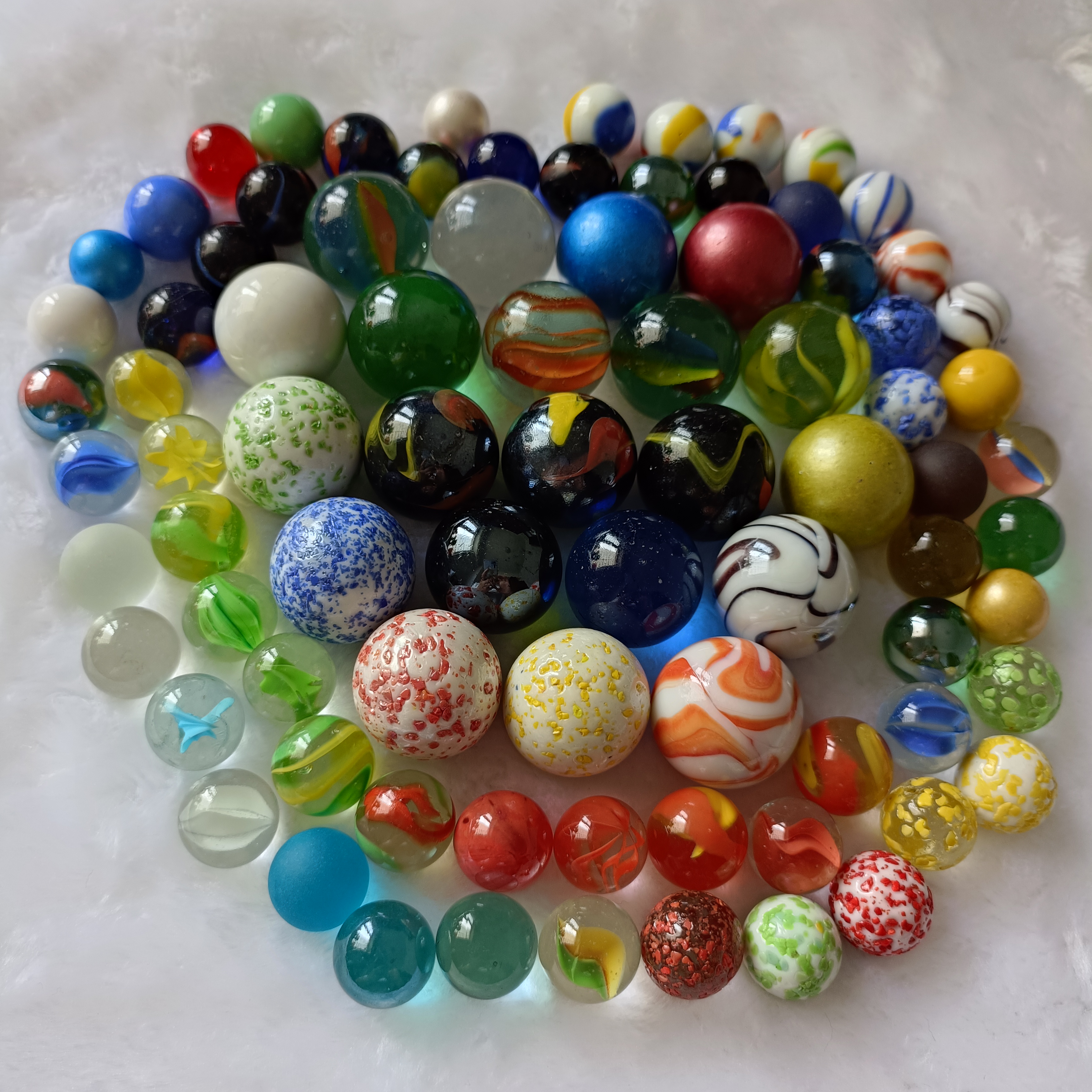 16mm 25mm glass marble for game machine animal rolling ball
