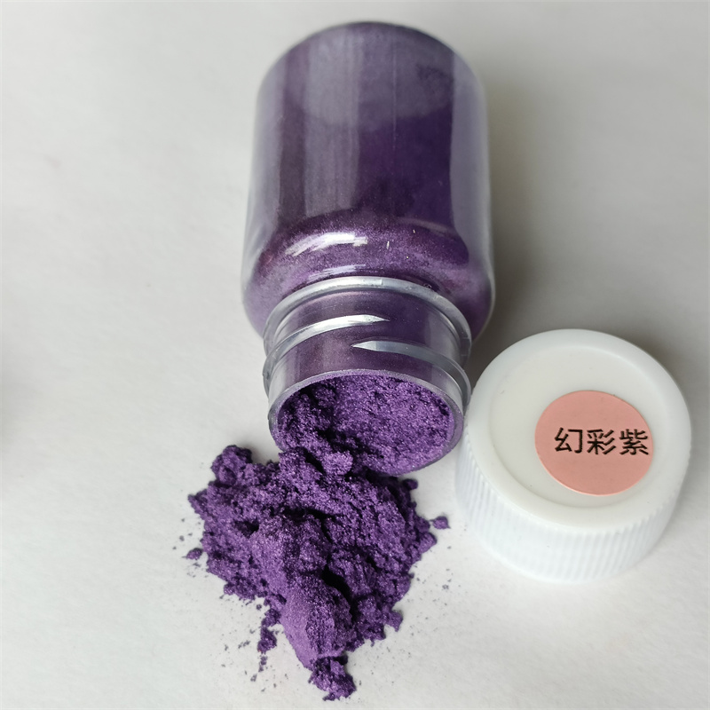 Chameleon Pearlescent Powder drops glue Slim mica powder